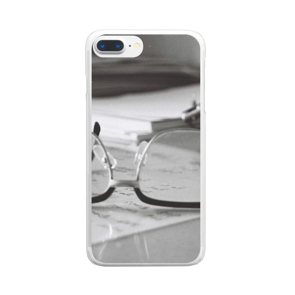 CMYKRGBの眼鏡 Clear Smartphone Case