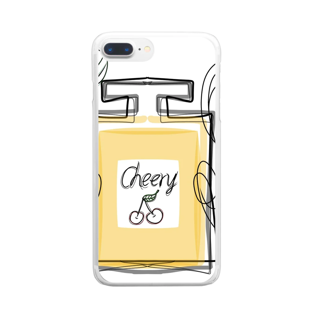 seriseriesのcherry Clear Smartphone Case