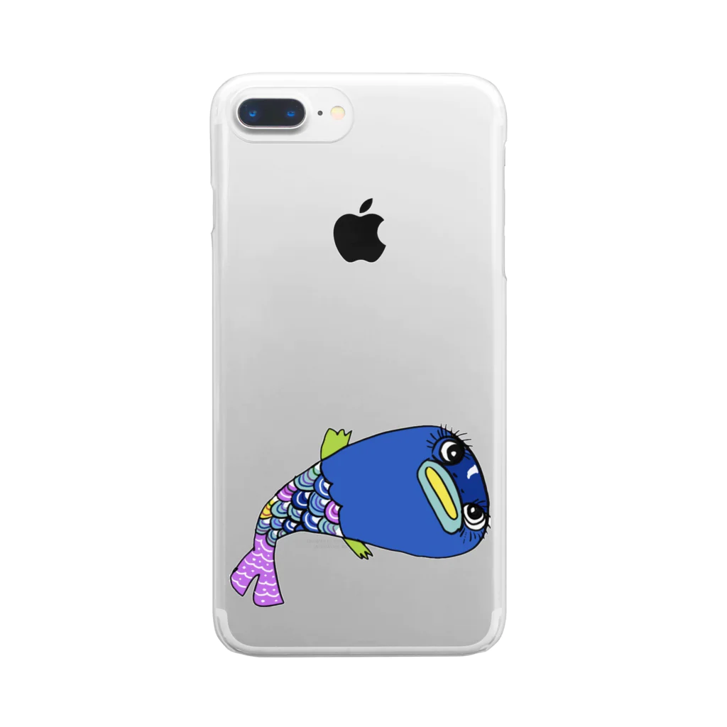 魚好きあつまれ！#かまととちゃん　#かまぼこママのさかなさかなかな Clear Smartphone Case