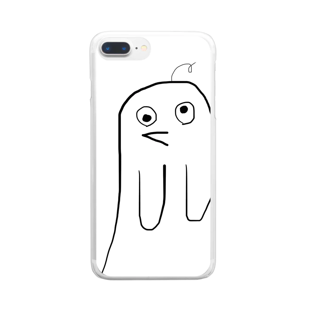 矢切ねぎの峯風くん Clear Smartphone Case