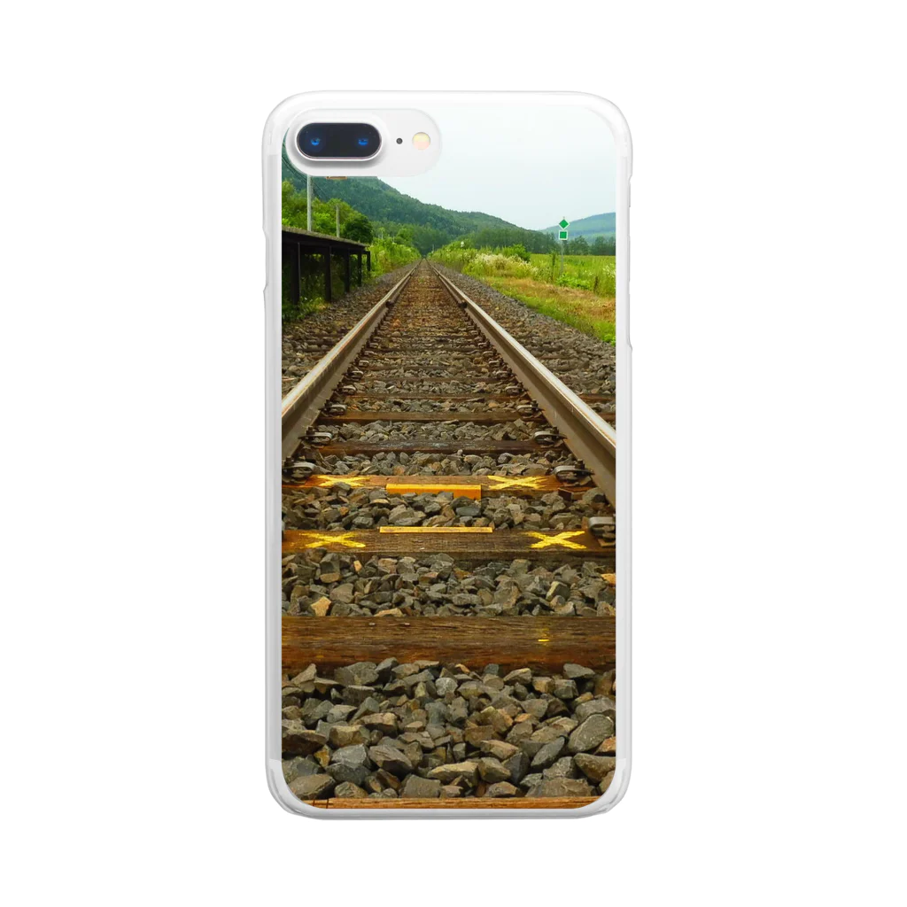 Love Trainの線路は続くよどこまでも Clear Smartphone Case