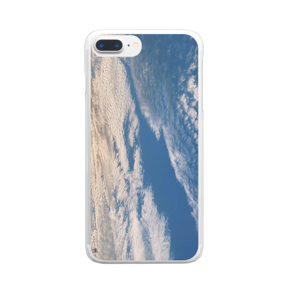 はるの夏休みのあの空を忘れない Clear Smartphone Case