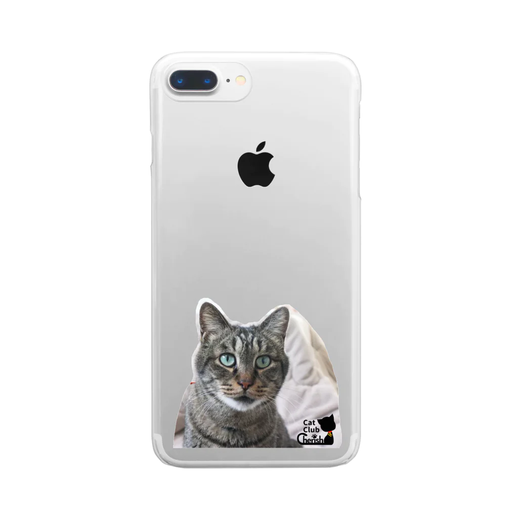 CatClubCherishのバンブー Clear Smartphone Case