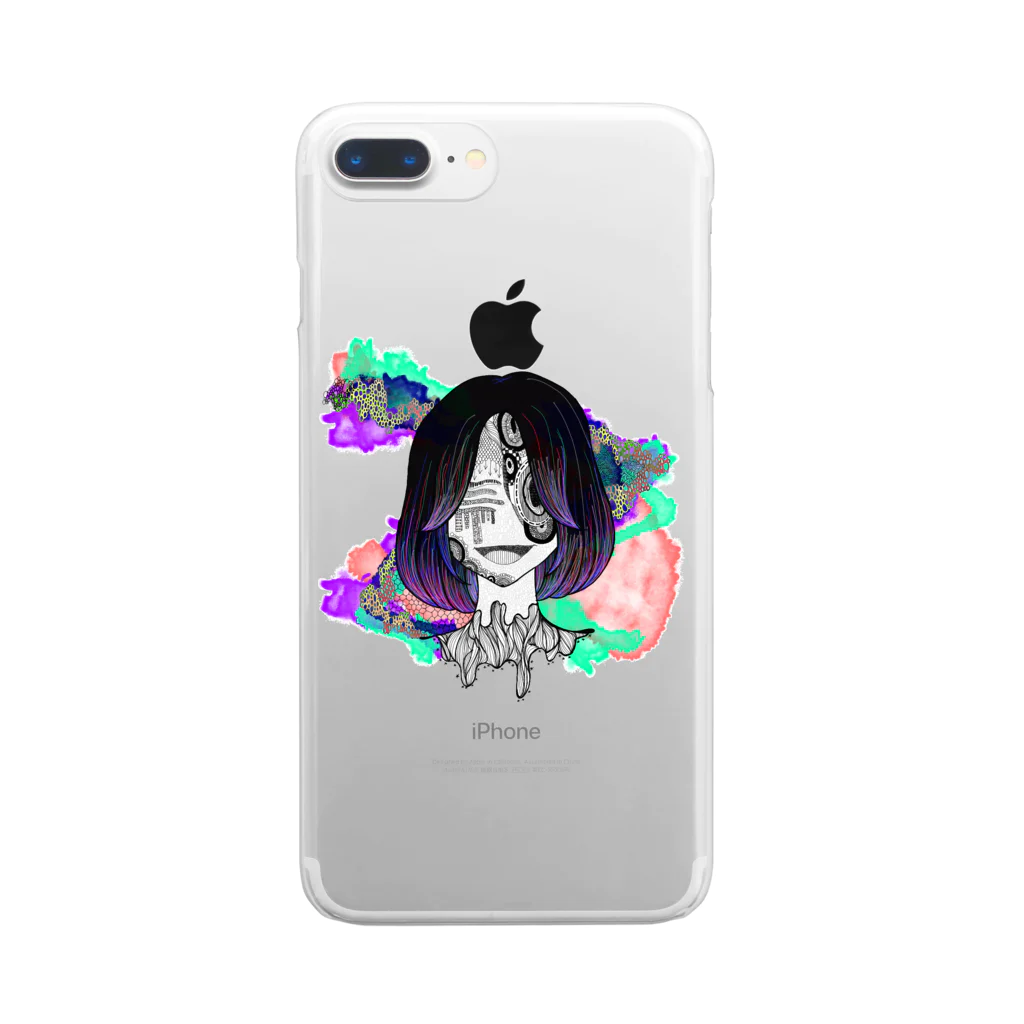 ha ru mi .の無題 Clear Smartphone Case