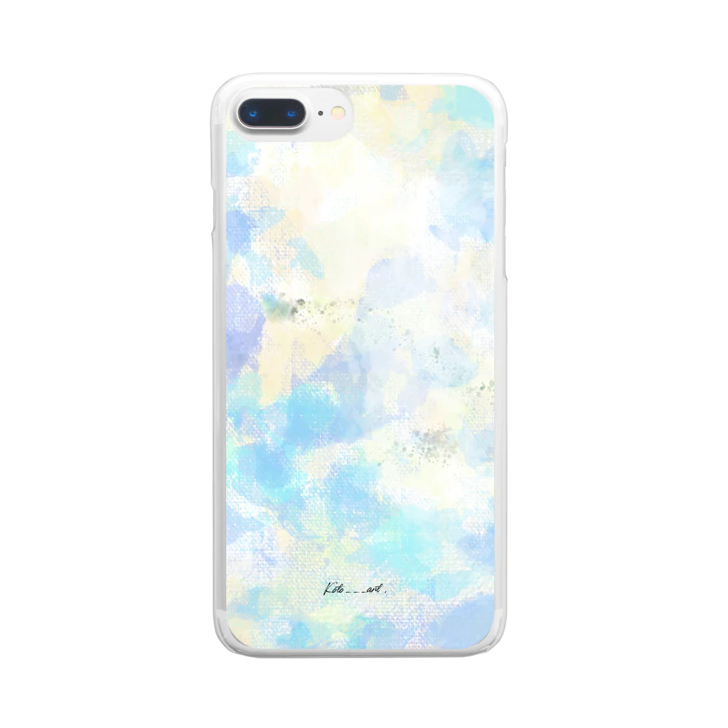 koto___artのmodern art Clear Smartphone Case