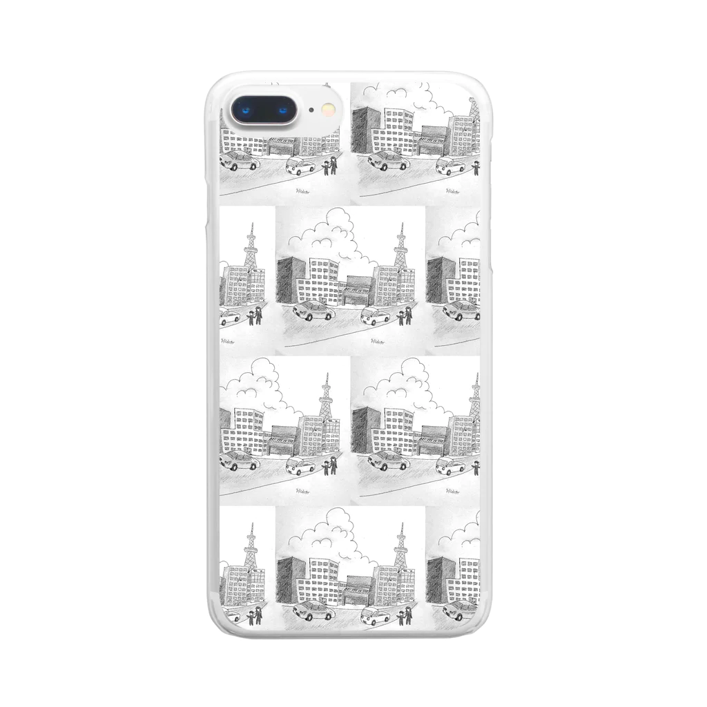 39Sのストリートピアノ Clear Smartphone Case