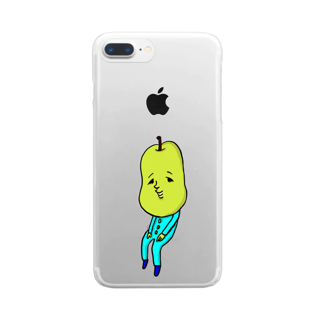 洋ナシくんSHOPの洋ナシくん Clear Smartphone Case