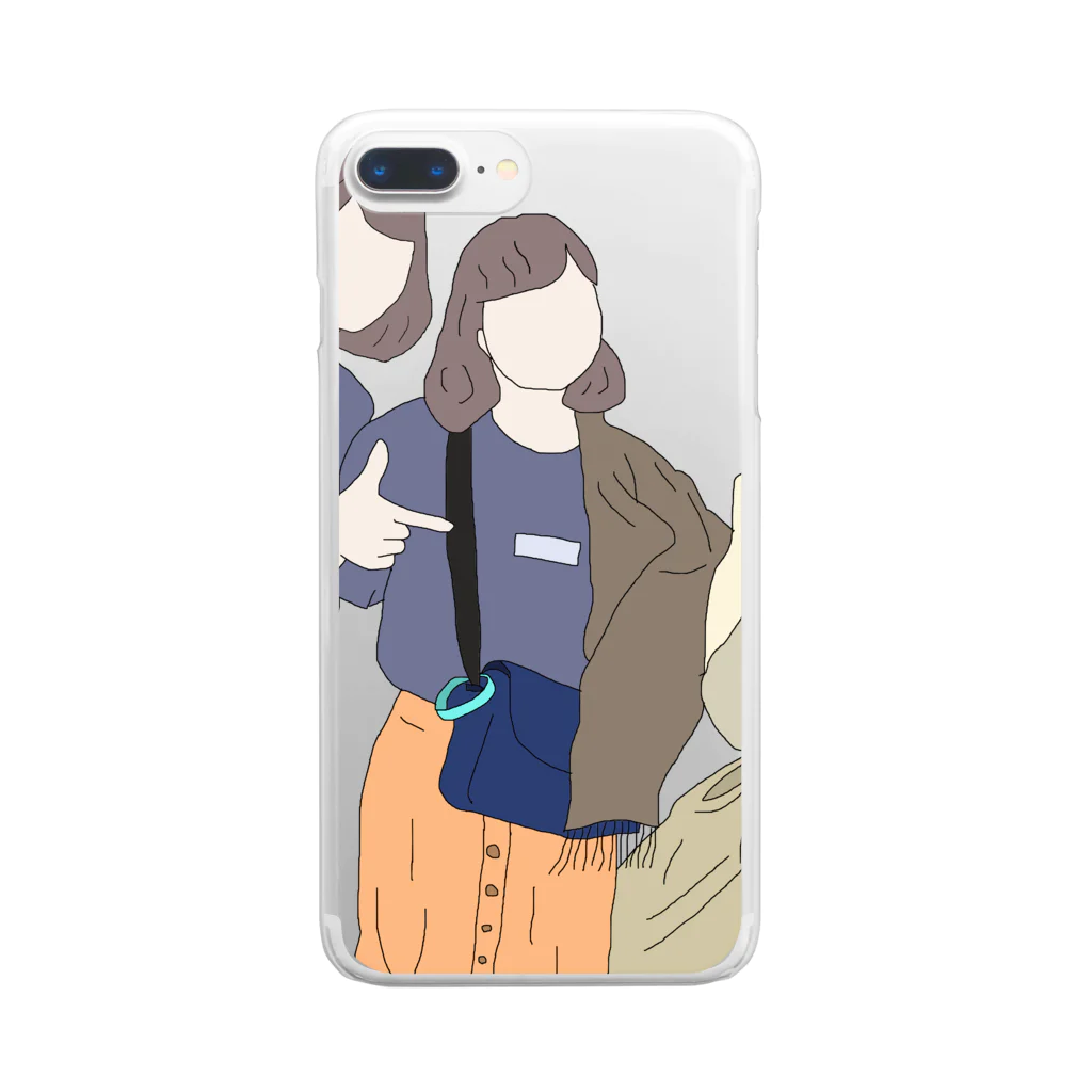 zoooooo!!!の３人 Clear Smartphone Case