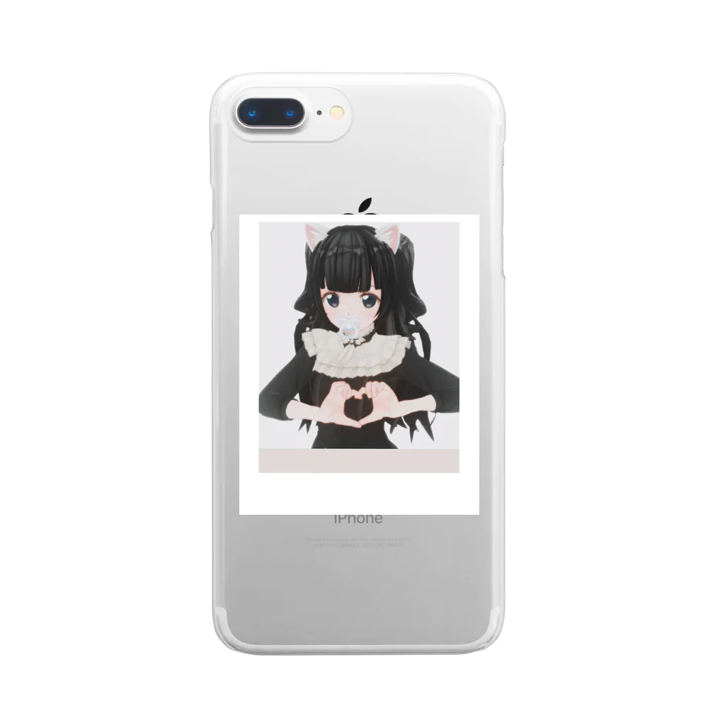 メアのにゃんおーちぇき Clear Smartphone Case