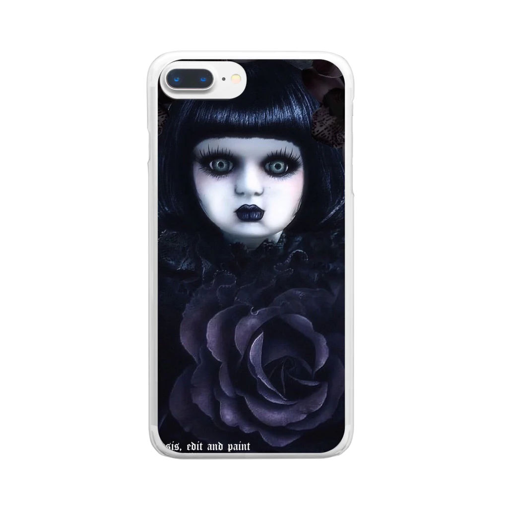 【ホラー専門店】ジルショップのGothic Doll Clear Smartphone Case