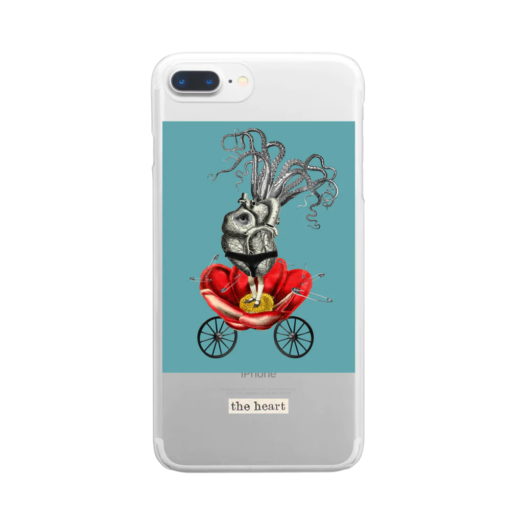 minorysのMy sweet boy(The heart) Clear Smartphone Case