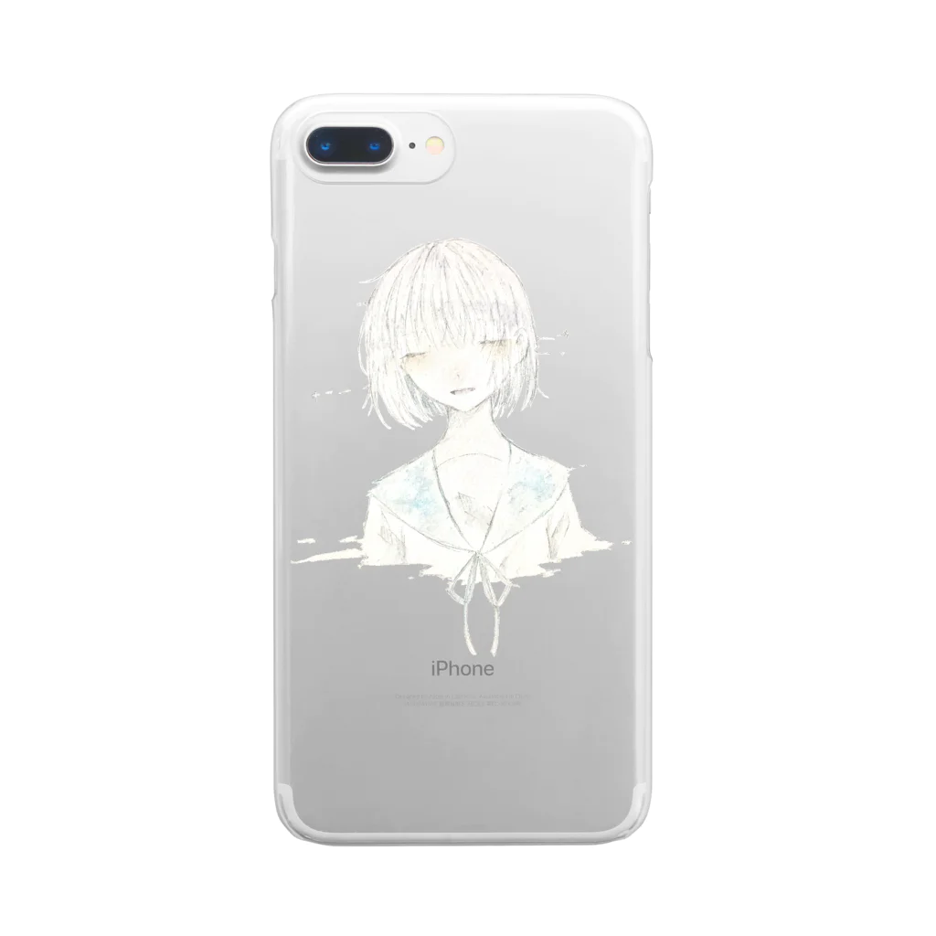 Tender blueの思い出に溶けて Clear Smartphone Case