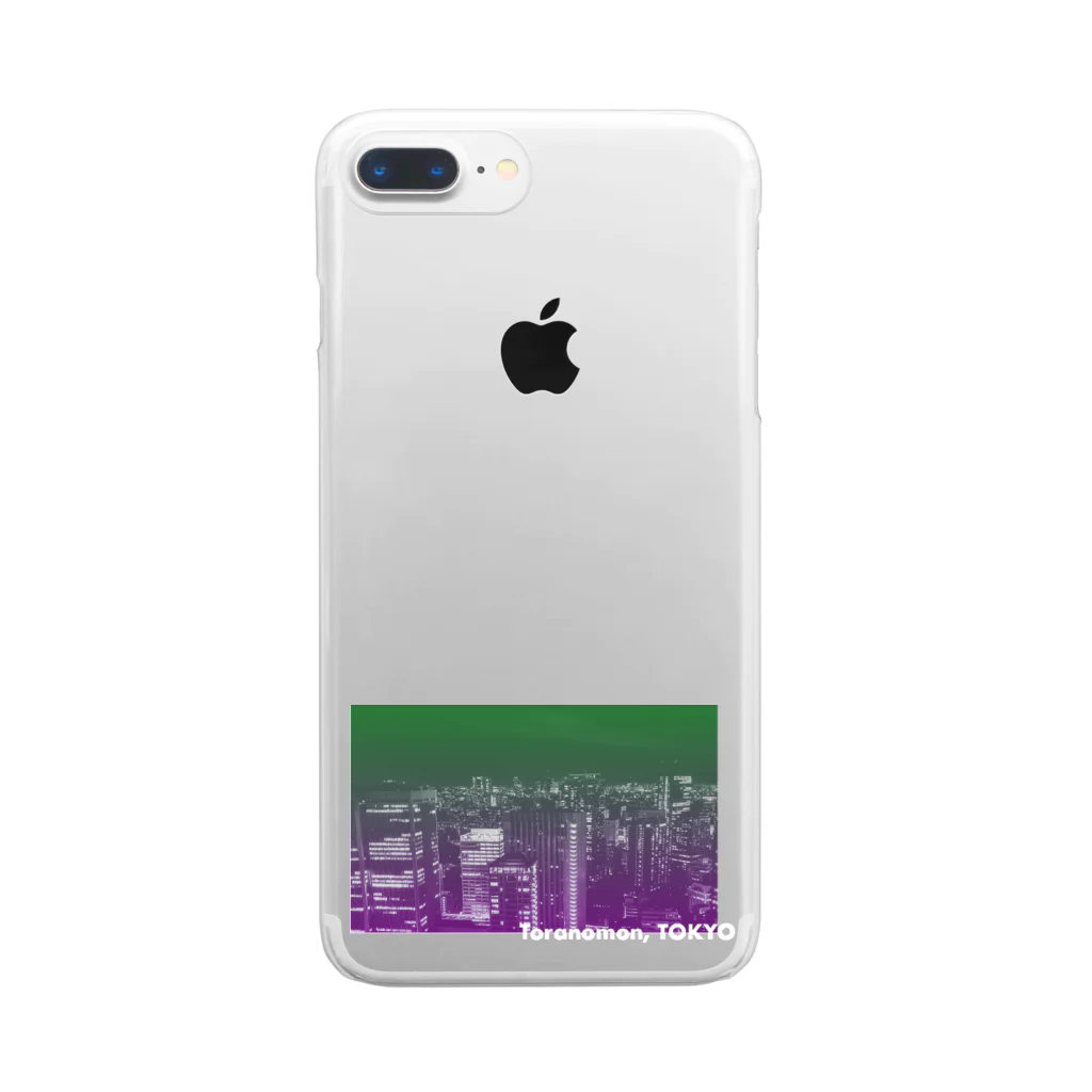 東京シティポップ_TOKYO CITY POPの東京シティポップ_Toranomon Clear Smartphone Case