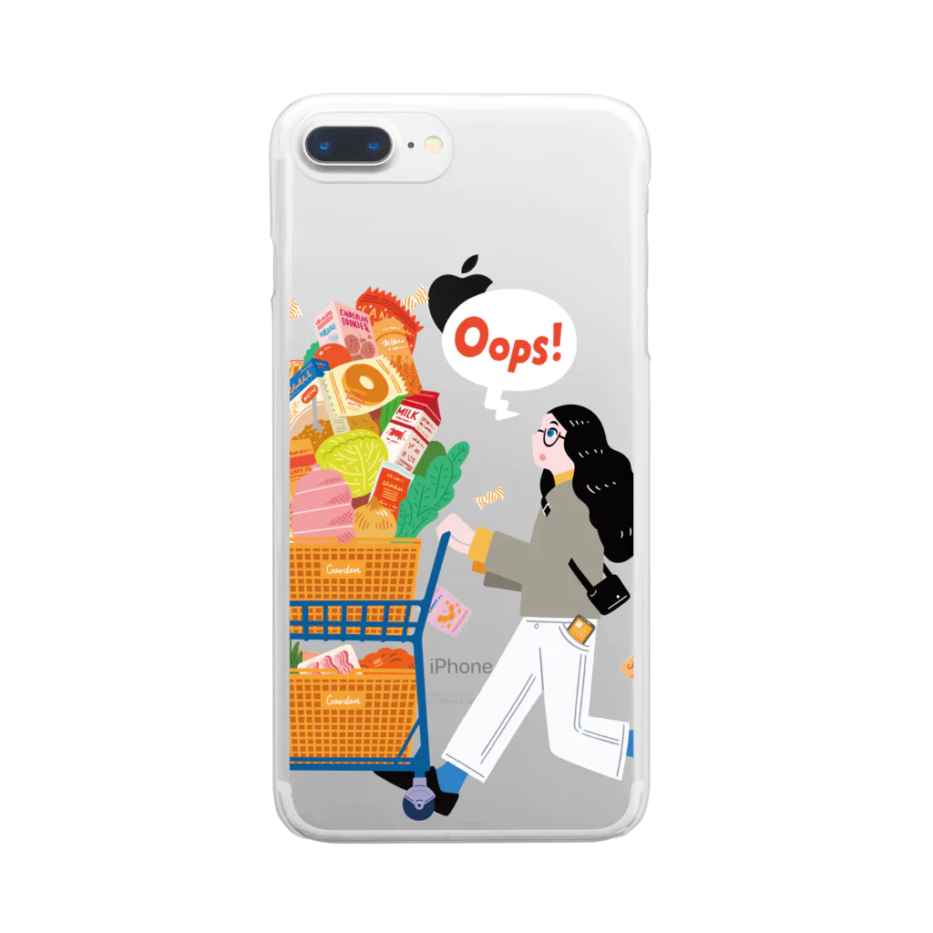 KOUHOKU_GARDENのAutumn Shopping(クリア) Clear Smartphone Case