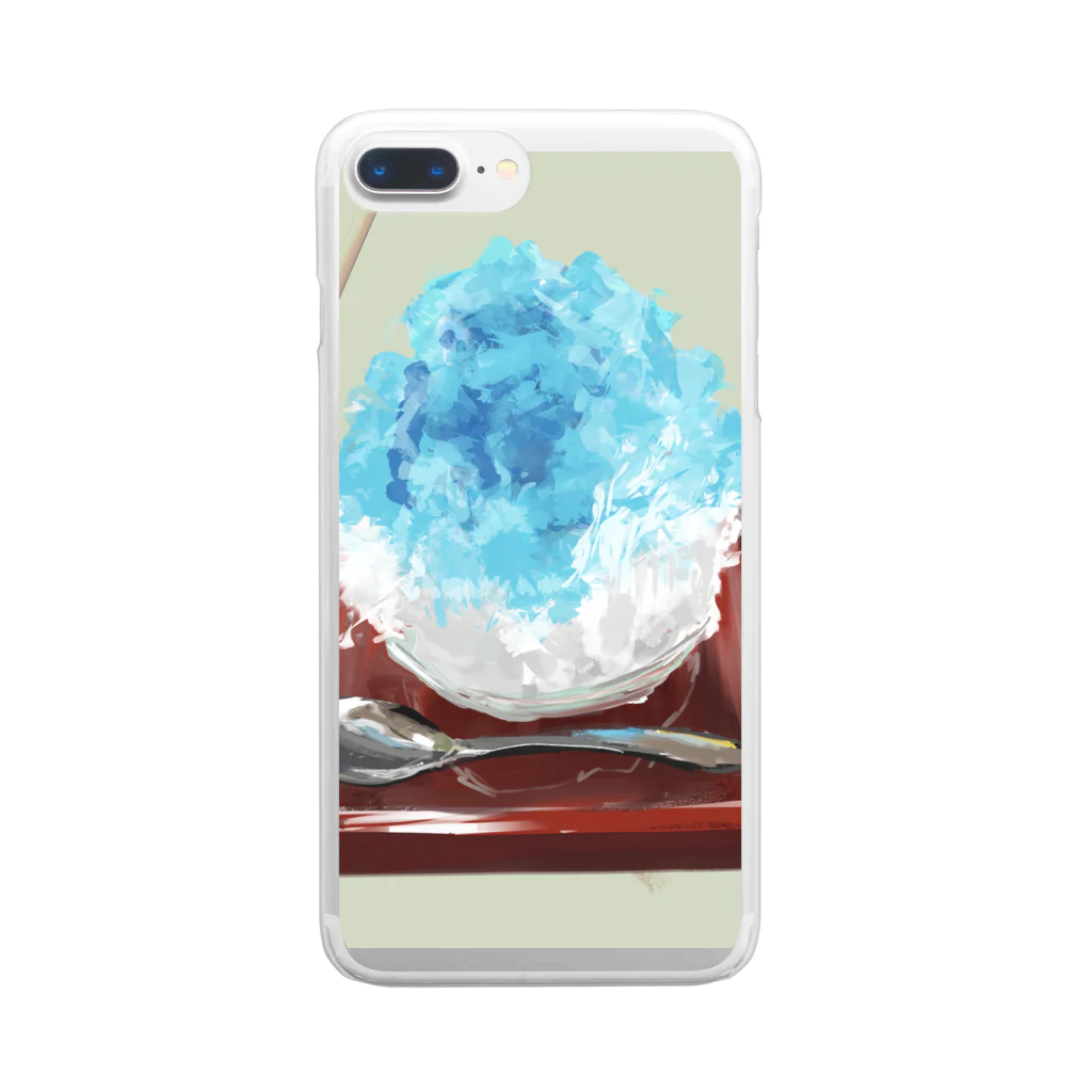 Umiのカキ氷 Clear Smartphone Case