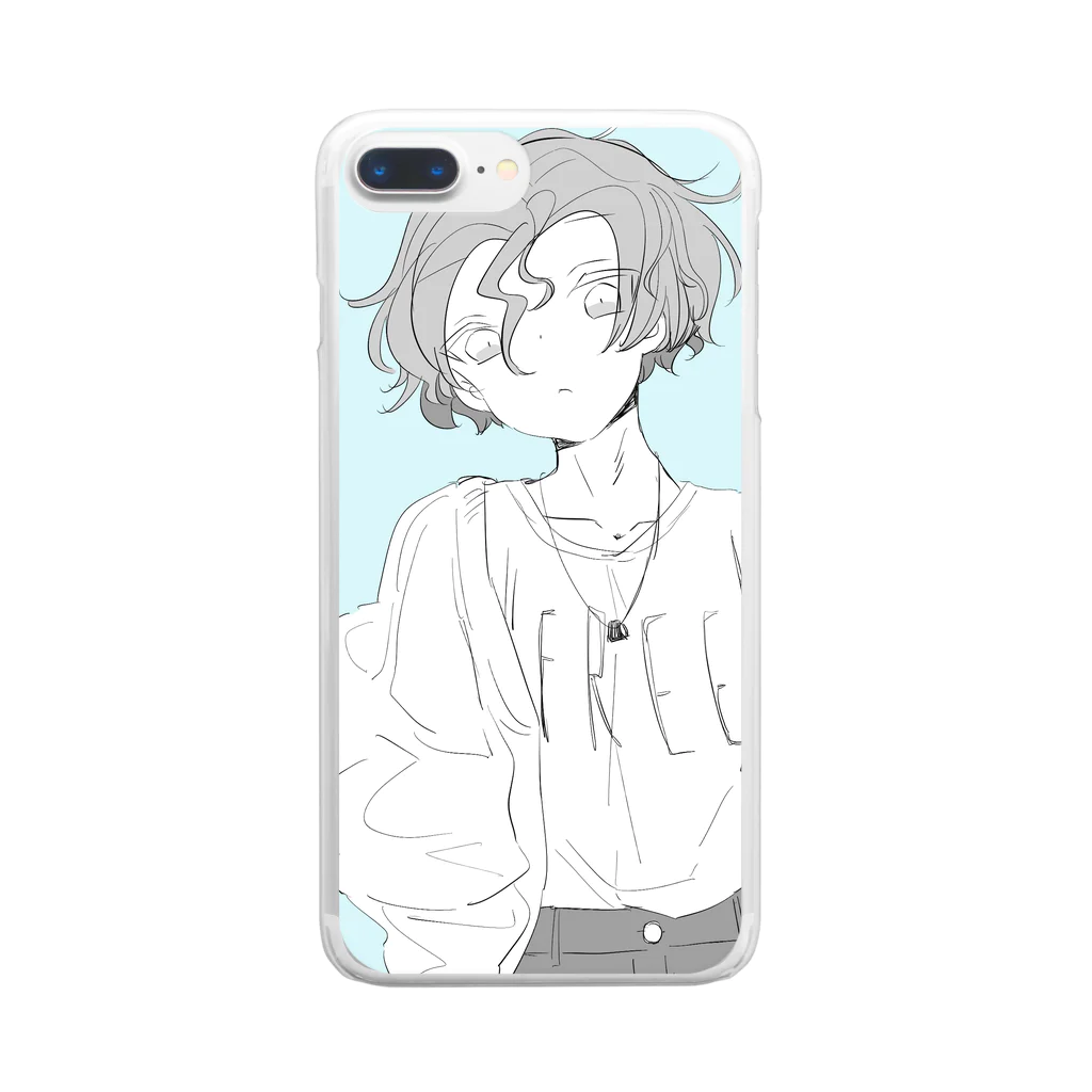 羊角のSummer Clear Smartphone Case