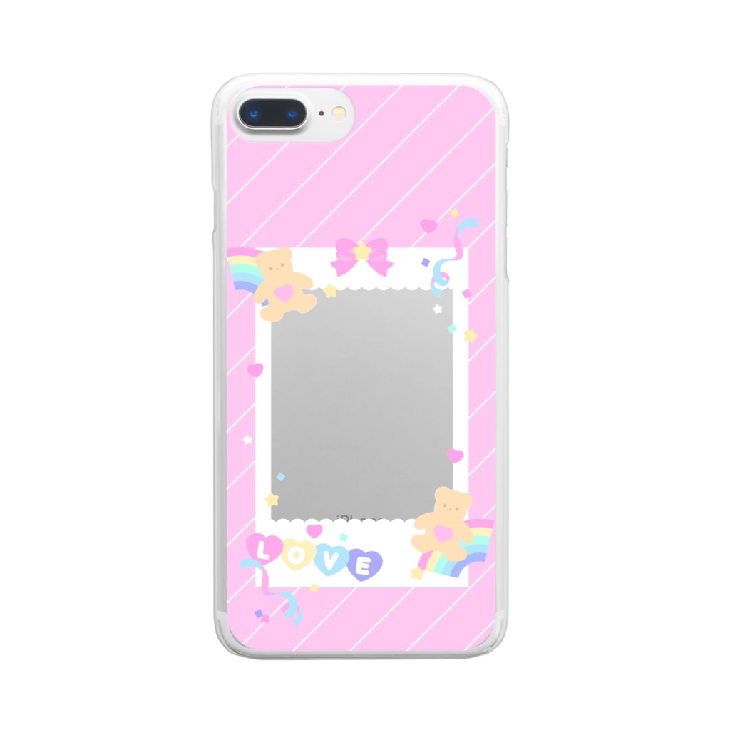 推しチェキスマホケース デコpink Fancy Surprise Fancysurprise のクリアスマホケース Iphoneケース 通販 Suzuri スズリ