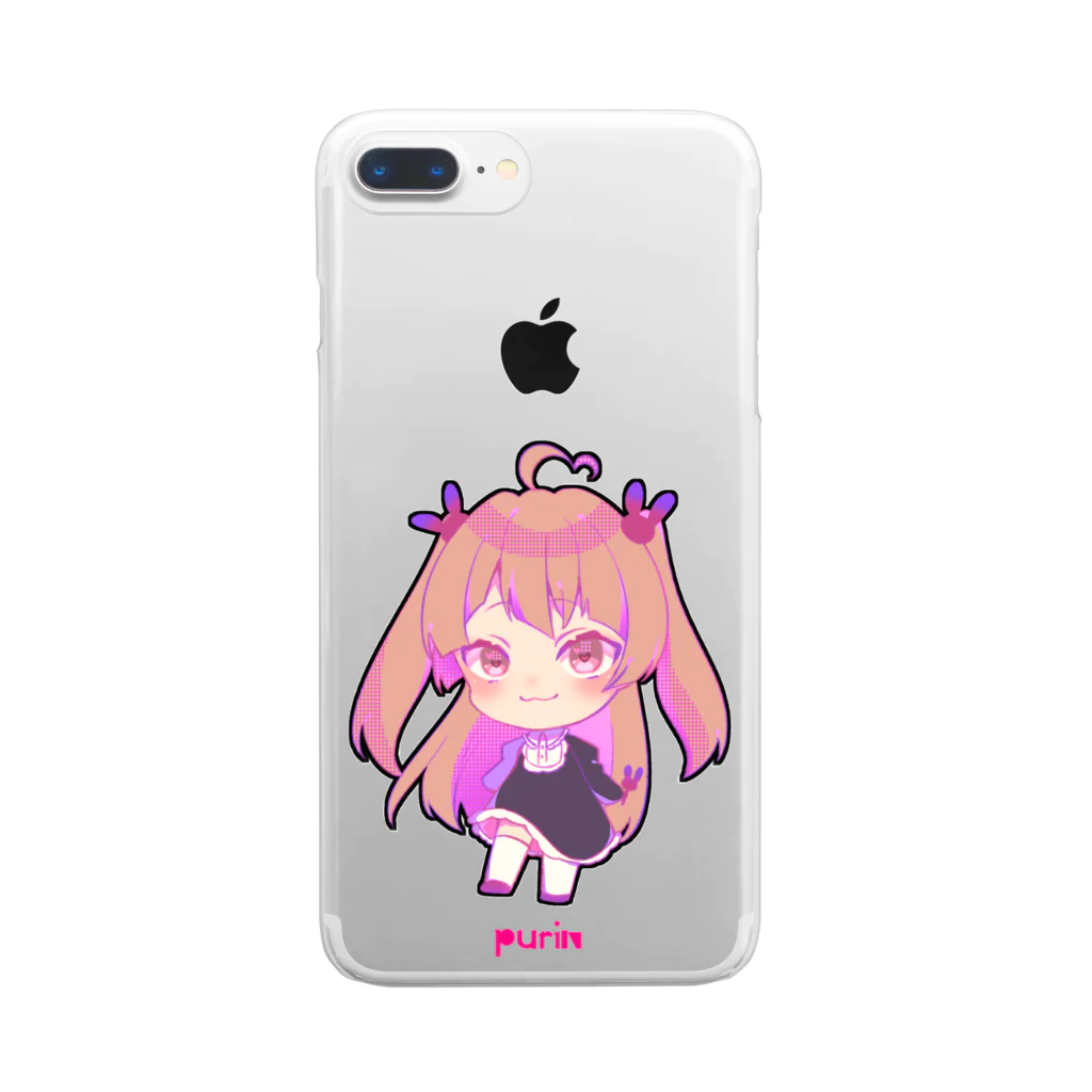 Rimε・●・зstoreのぷりんちゃん Clear Smartphone Case