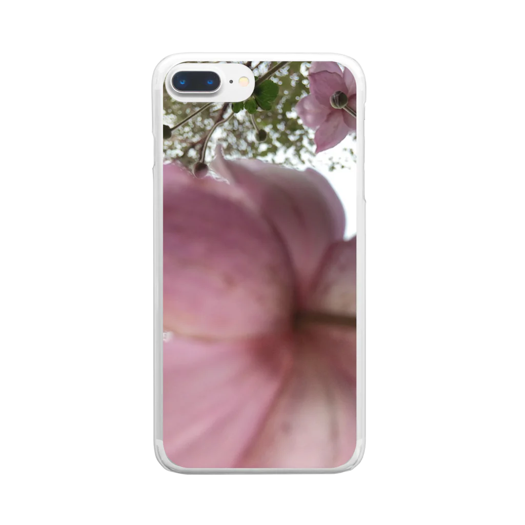 ノスタルジーテリアのflower pw Clear Smartphone Case