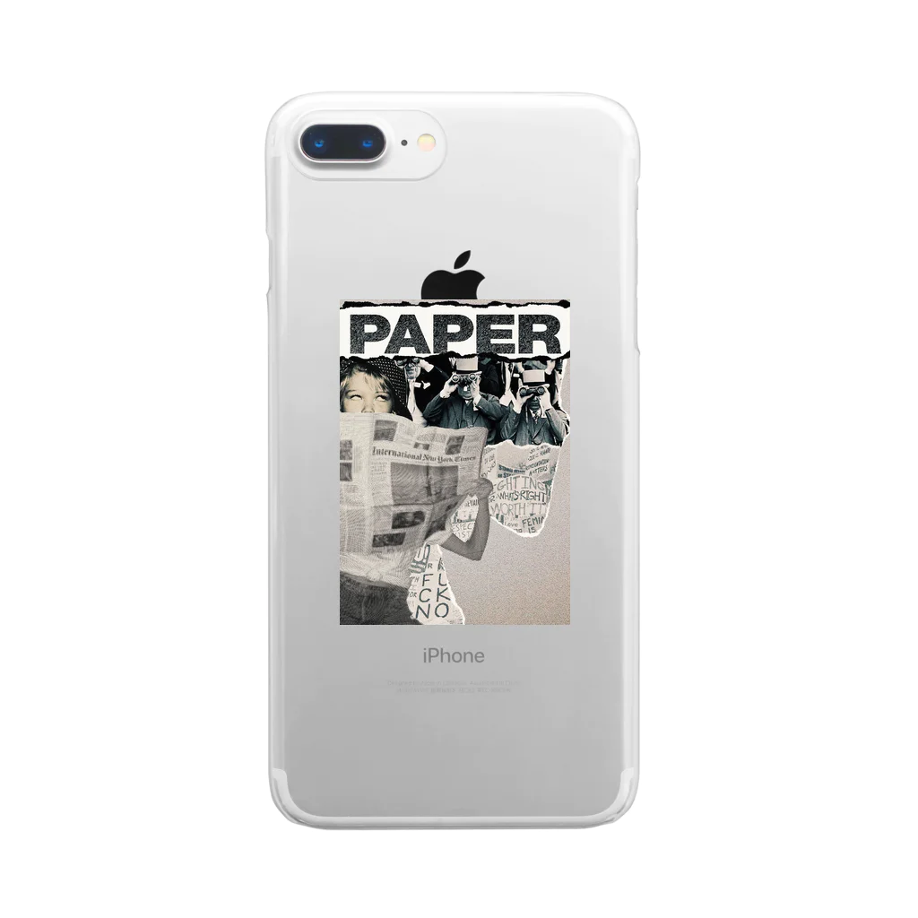 SassyのPaper Clear Smartphone Case