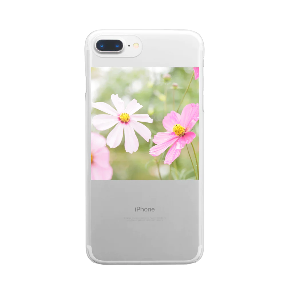 scent of colorsのcosmos 《digital》 Clear Smartphone Case