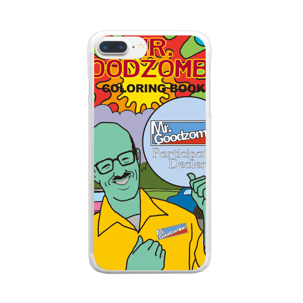 チンパンジーマートのMr. Goodzombie Clear Smartphone Case