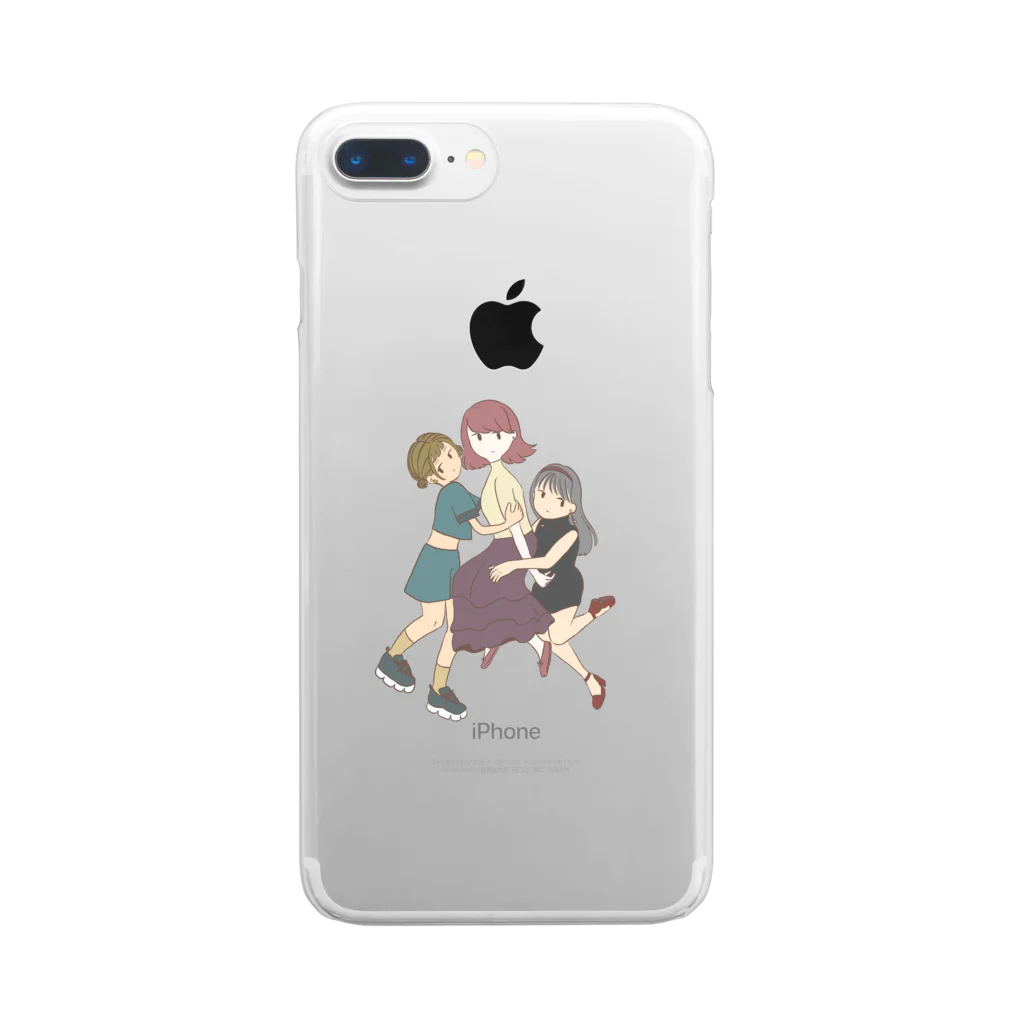 かみかみみかんのgirls Clear Smartphone Case