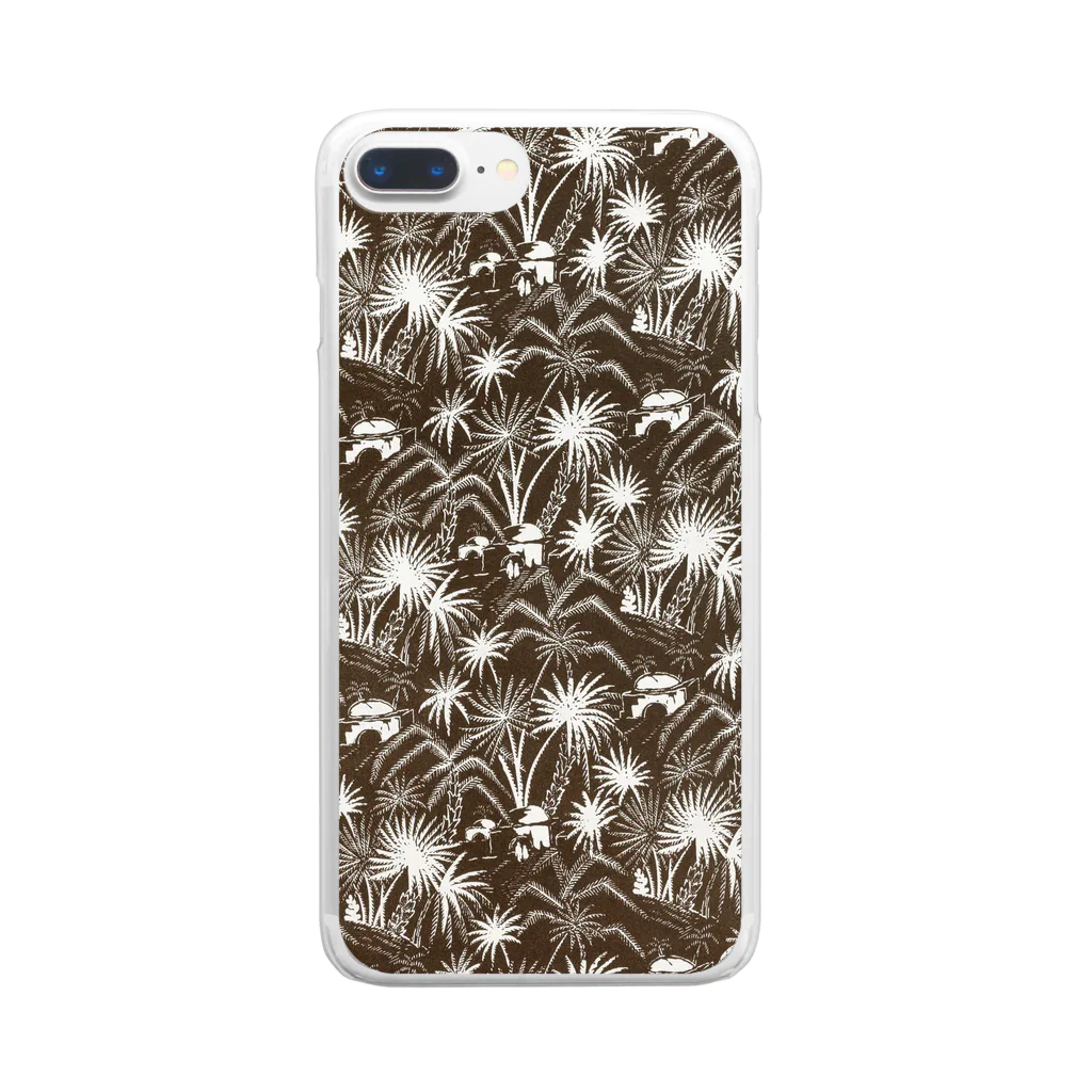 smartphone_PublicDoのWhite palm trees 1931. Clear Smartphone Case