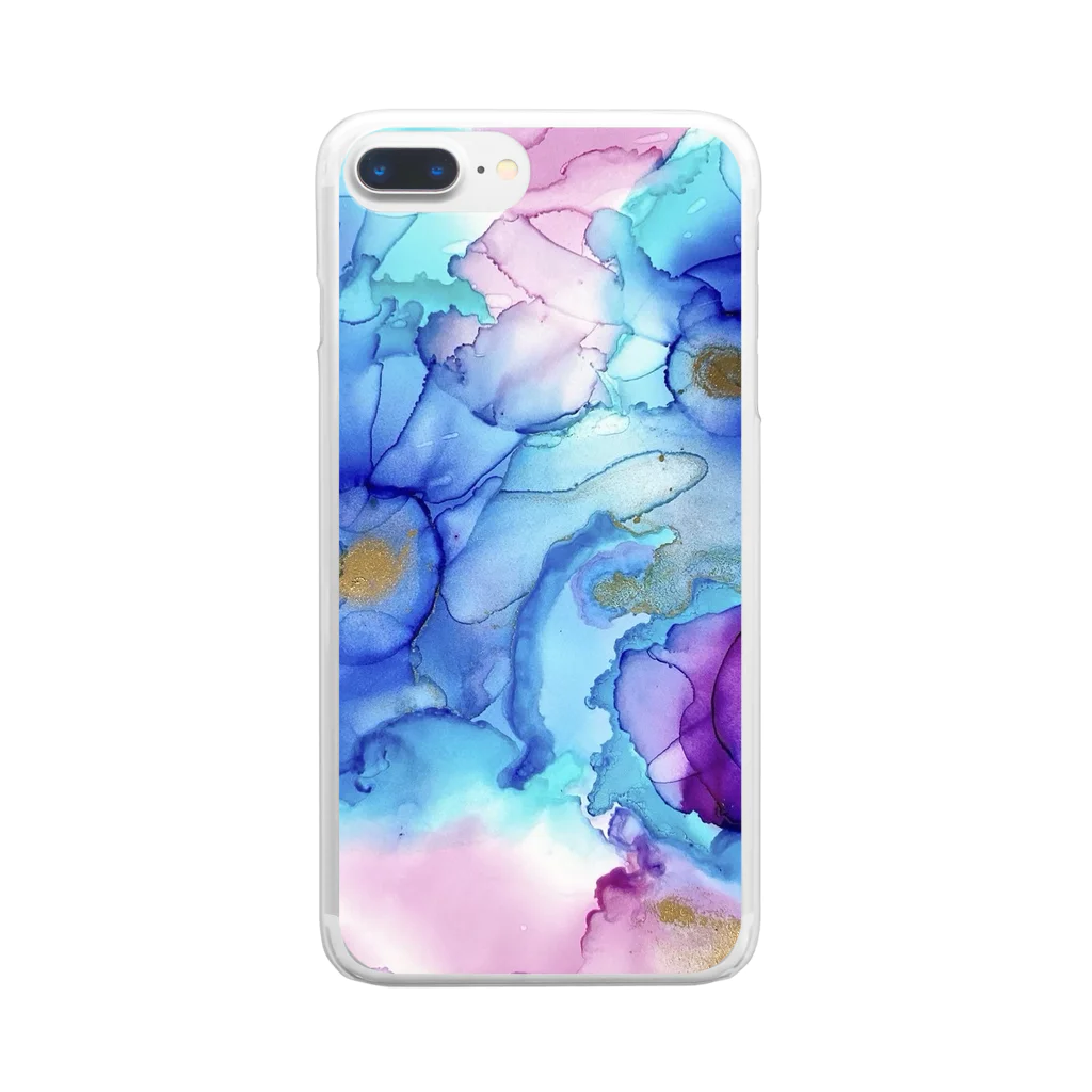 Atelier⌘trésor✴︎ﾄﾚｿﾞｱ✴︎の花開く〜魅力の開花〜 Clear Smartphone Case