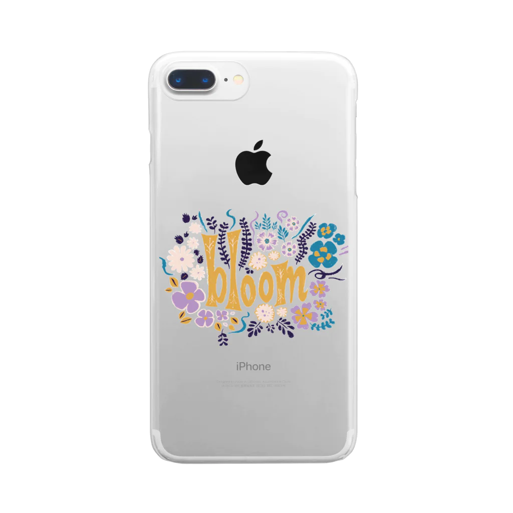 IZANAMI by Akane Yabushitaの🌸 満開の花束（トロピカル） Clear Smartphone Case