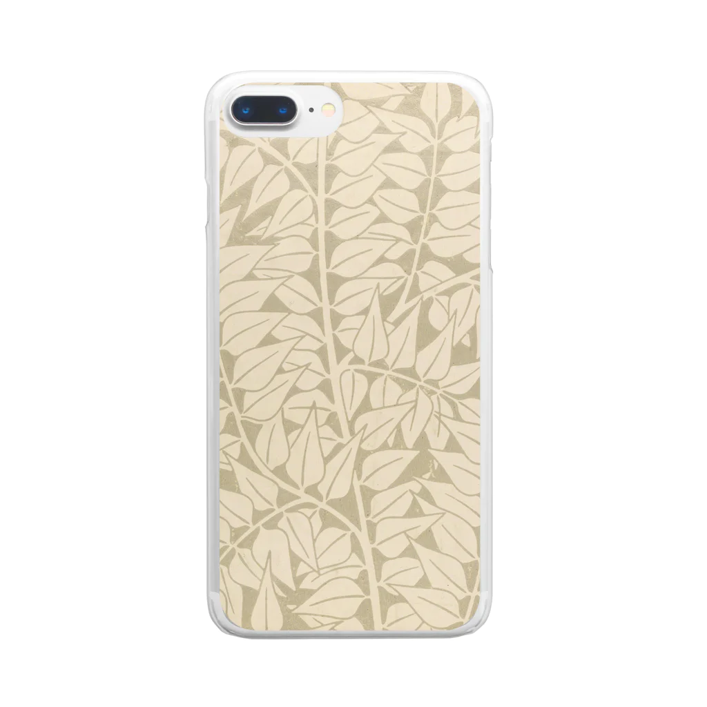 smartphone_PublicDoのBranch pattern 1872 Clear Smartphone Case