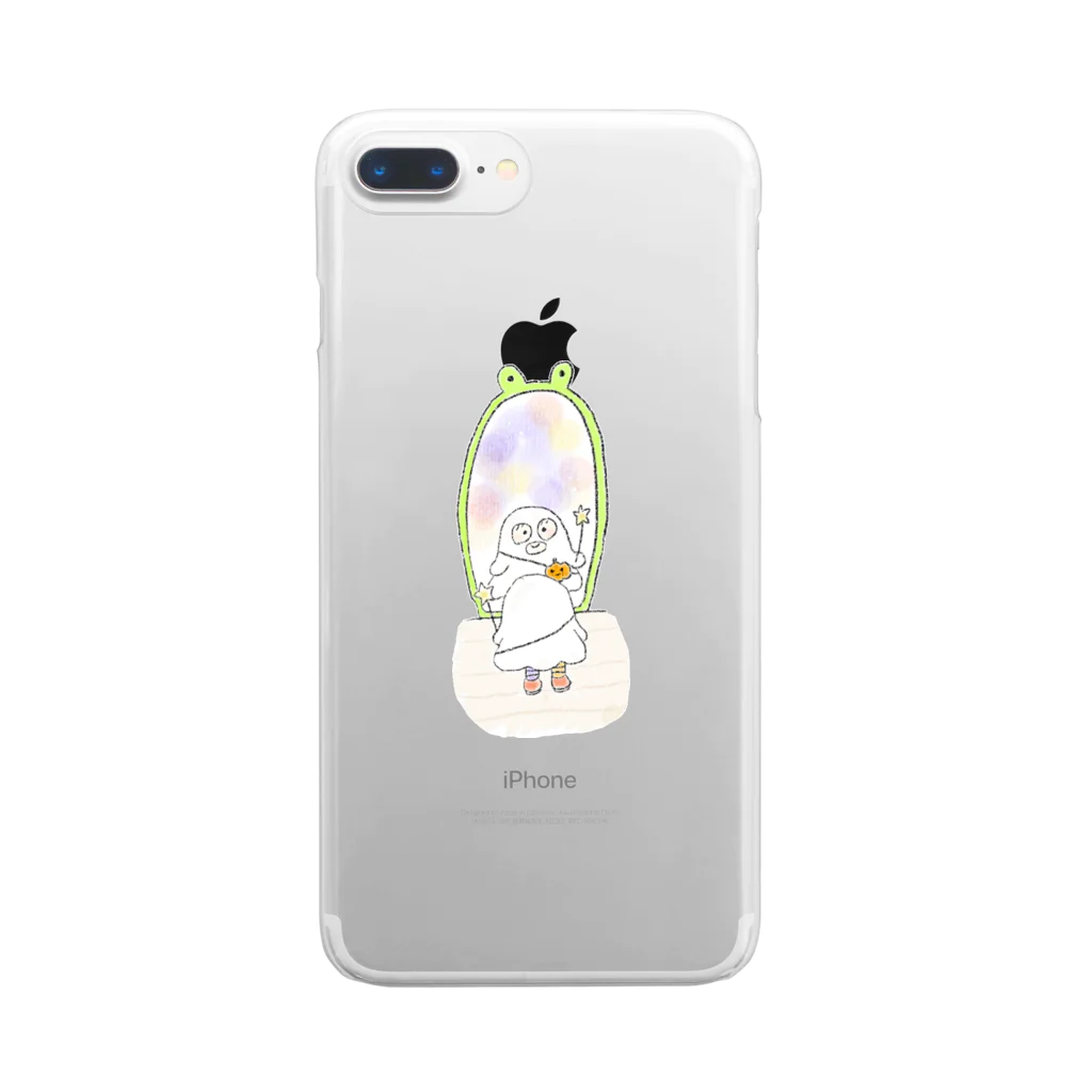 むらのおばけちゃん Clear Smartphone Case