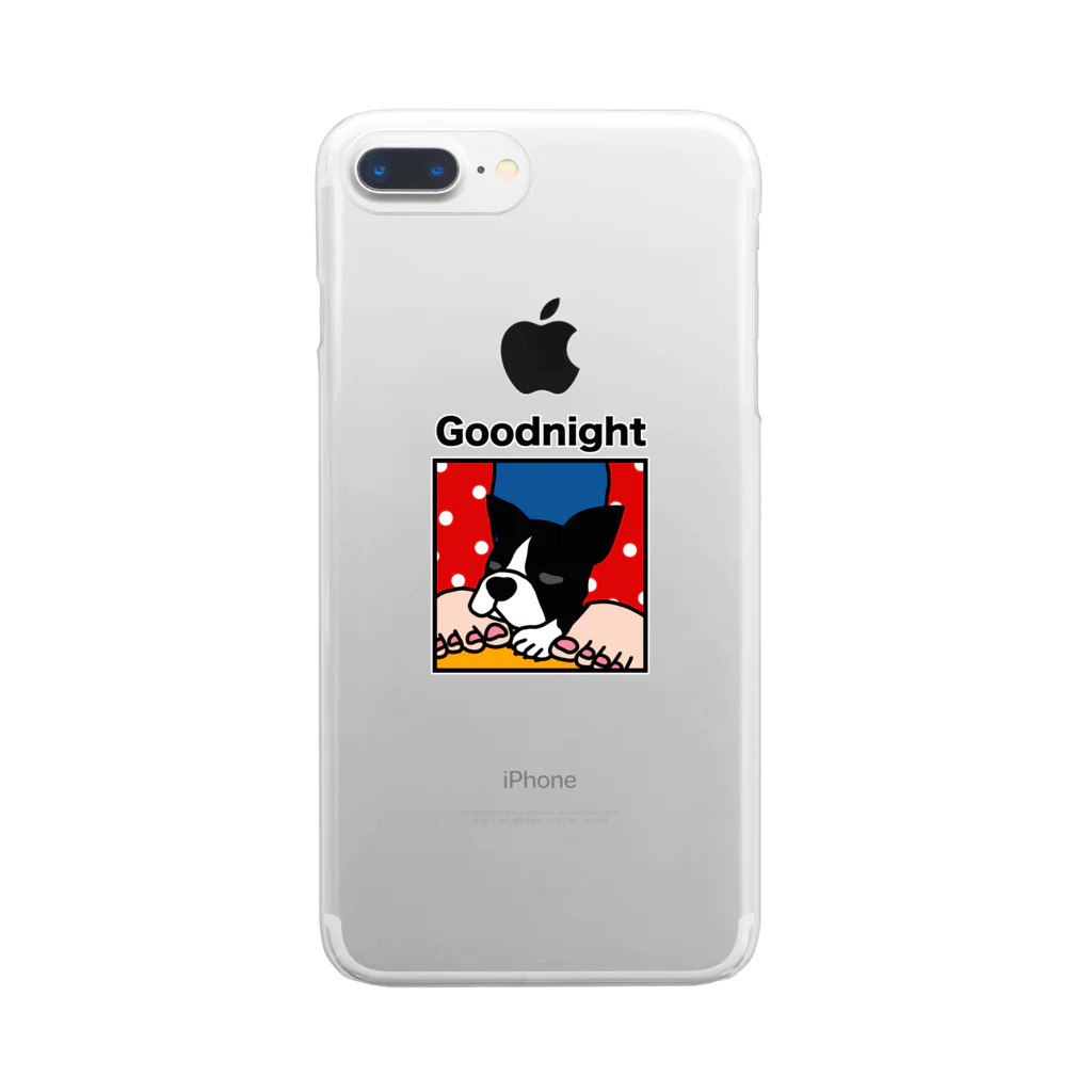 あおとものGoodnight「特等席」 Clear Smartphone Case