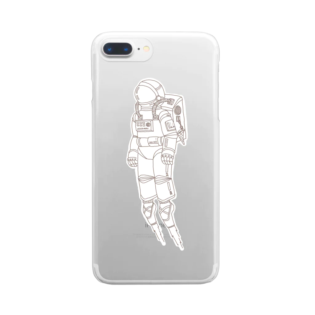 carrot.の宇宙のバレリーナ Clear Smartphone Case