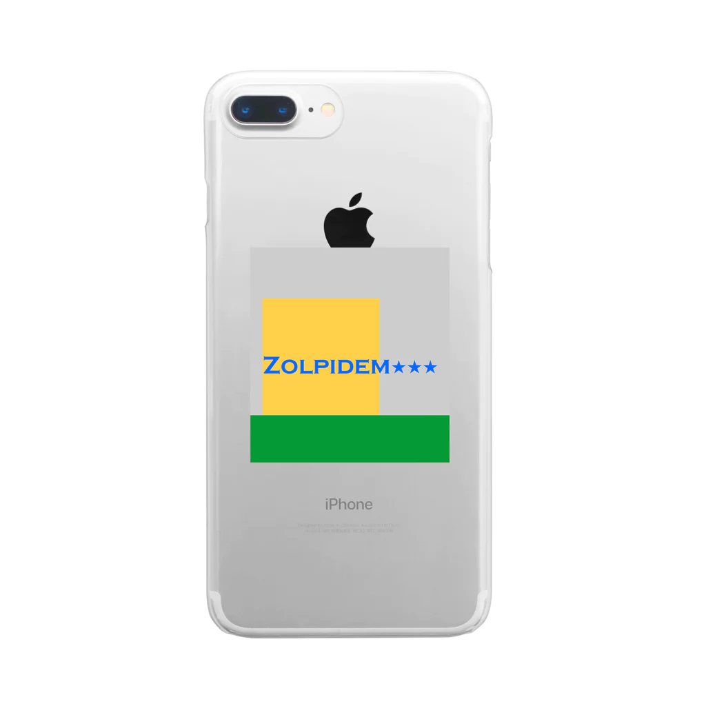 推し薬の推し薬「ゾルピデム５」 Clear Smartphone Case