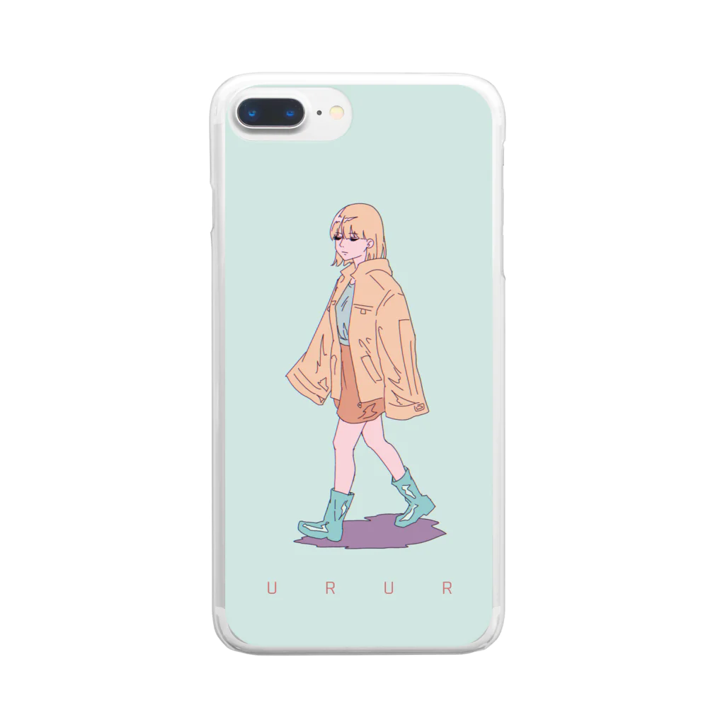 QBB01onlineshopのRURURU〜 Clear Smartphone Case