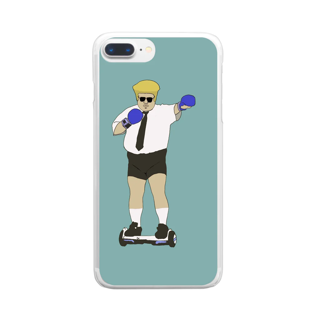 Drawings のデビルキック伯爵 Clear Smartphone Case