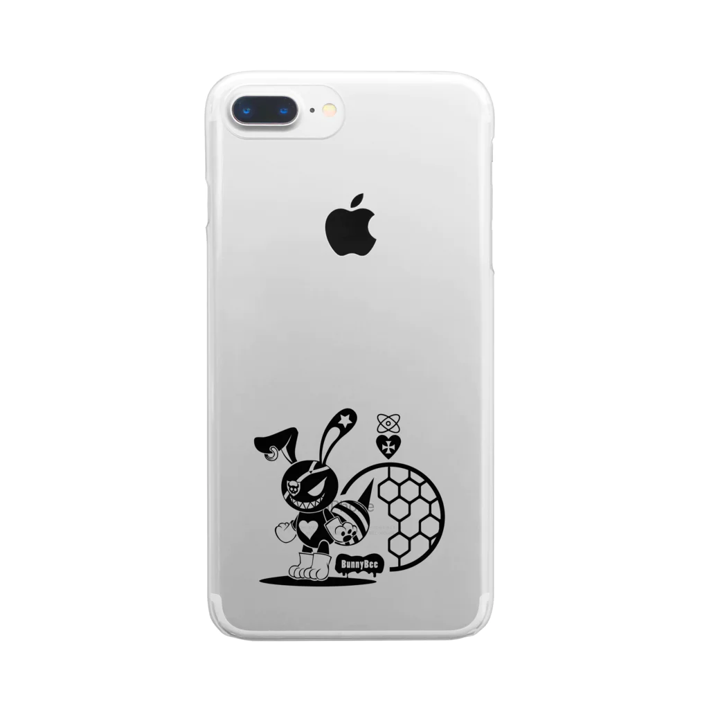 ESCHATOLOGYのバニービー・アイパッチ Clear Smartphone Case