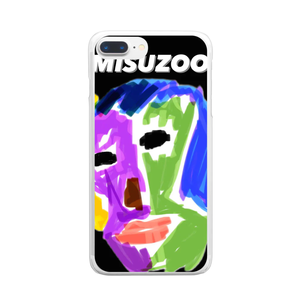 mIzooのMESUZOO ゴッホ クリアスマホケース