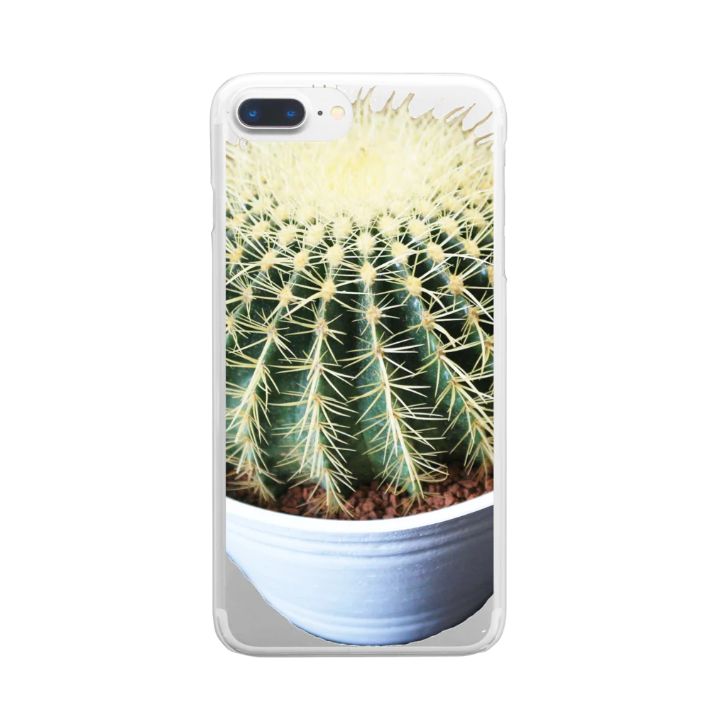 POJO  CACTUSの金鯱 グルソニー Clear Smartphone Case