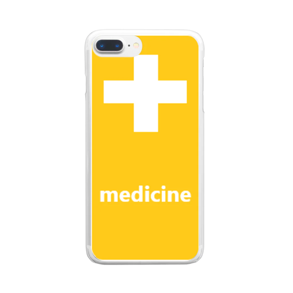 アメリカンベース の薬　medicine　💊 Clear Smartphone Case