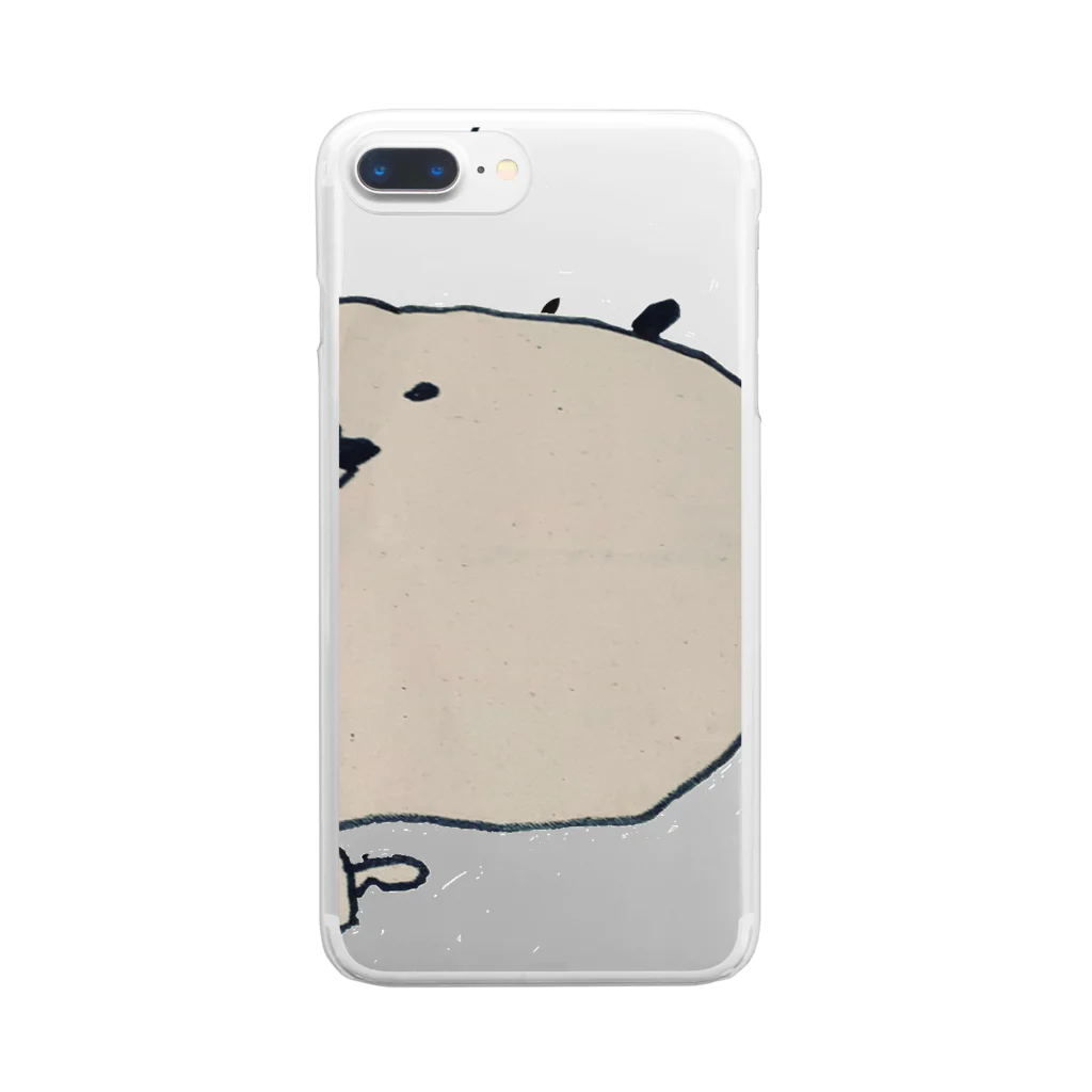 pug✩pugのぱぐのおやこ Clear Smartphone Case