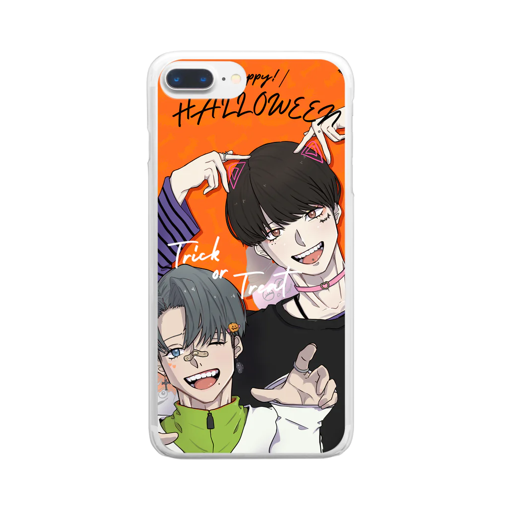 霙-みぞれ-のハッピーハロウィン🎃2021 Clear Smartphone Case