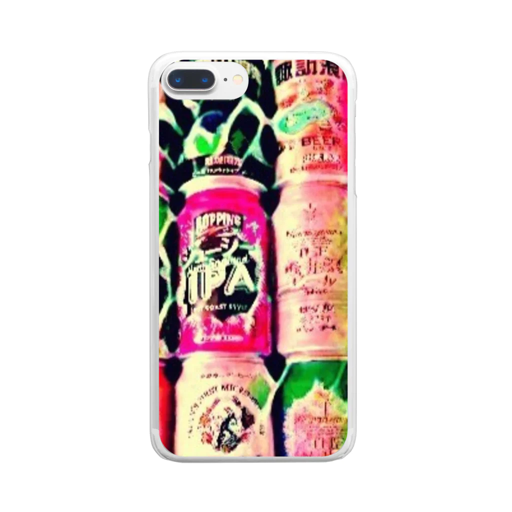 retro_nipponのクラフトビールアート4 Clear Smartphone Case