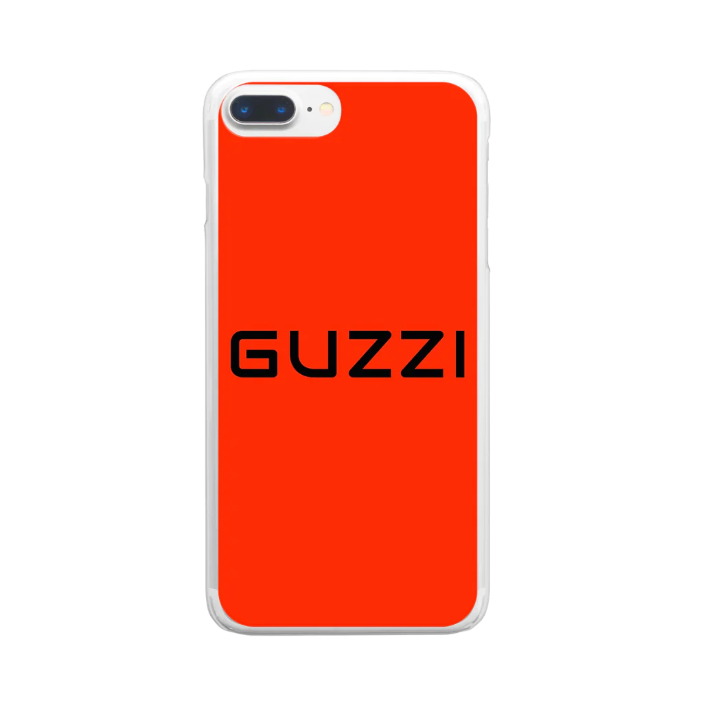 モトグチのGUZZI スマホケース Clear Smartphone Case