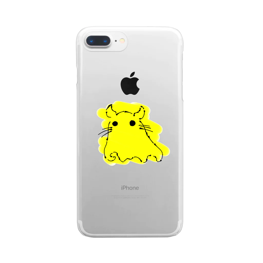 ngouのめんねこ Clear Smartphone Case