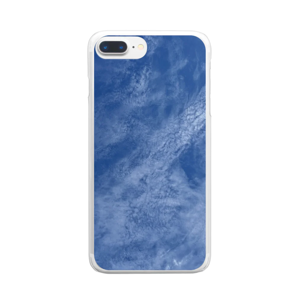 青青の青い空 Clear Smartphone Case