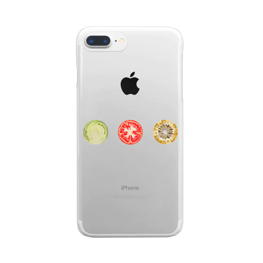 KIIROのVEGETABLEs Clear Smartphone Case