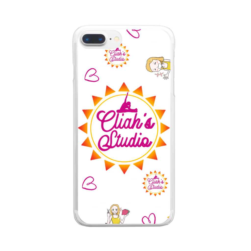 CLIAH’S StudioのCLIAH’S STUDIO FUN Clear Smartphone Case