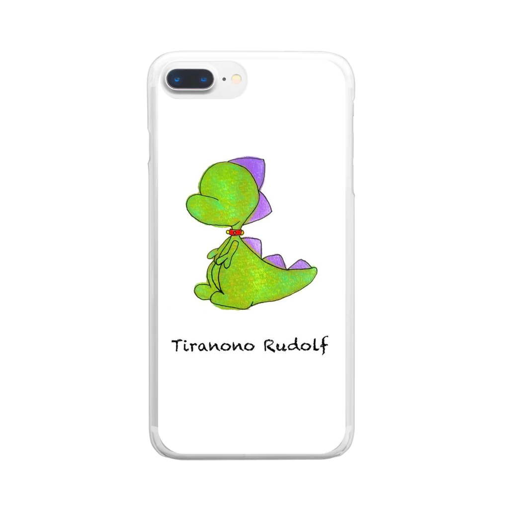 Tira-nonoのtiranono_rudolf Clear Smartphone Case